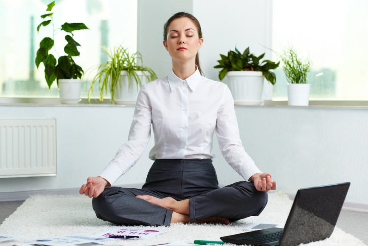 office yoga for back pain