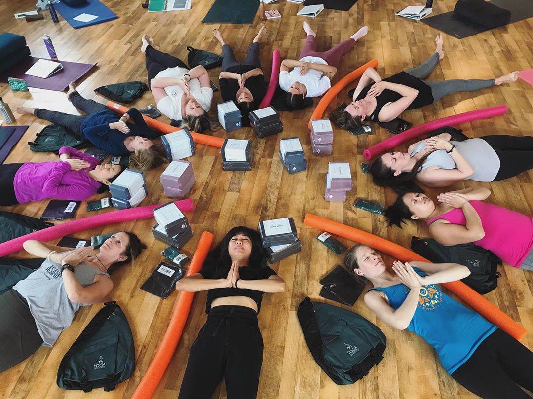 Restorative Aerial Yoga Session - Sarovara Yoga - Bobcaygeon