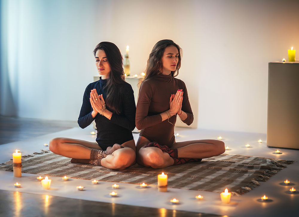 Anjali Mudra and meditation