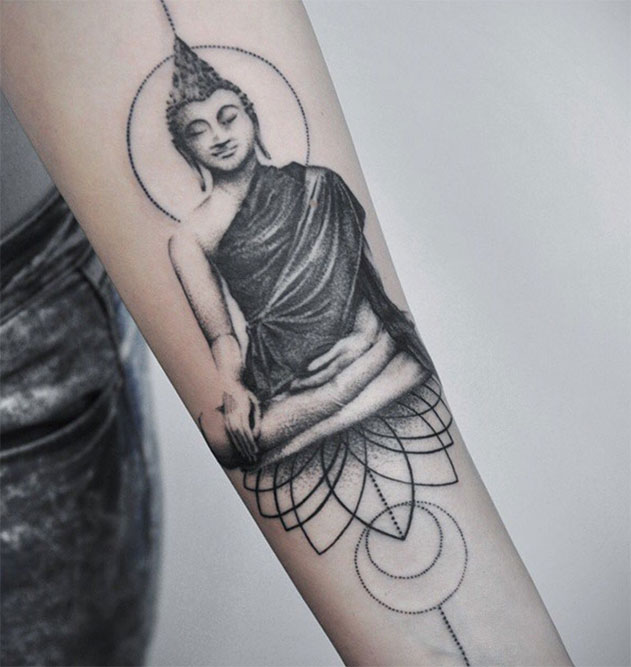 Buddha TattooBest Tattoo Studio in India Black Poison Tattoos