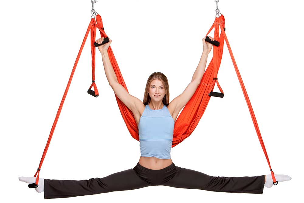 Yoga hammock - Aerial yoga can help decompress your spine... | Facebook