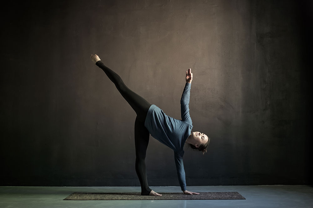 Parivrtta Ardha Chandrasana - Revolved Half Moon Pose