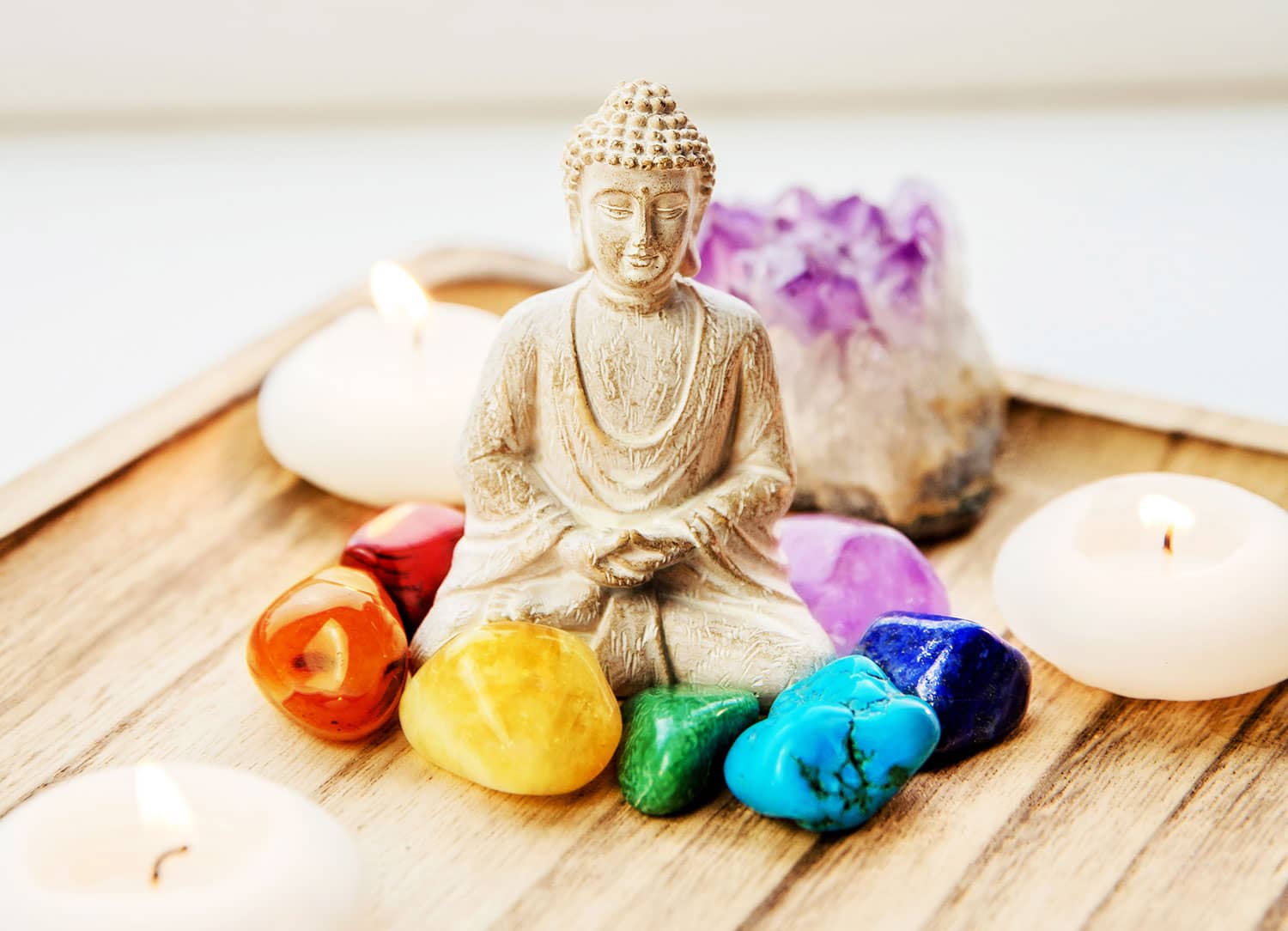 7 Chakra Crystal & Clear Quartz Mantra Spiritual Meditation