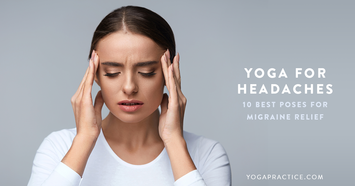 3 YOGA POSES FOR HEADACHES (Migraines and headache relief) - Idan Kirshner